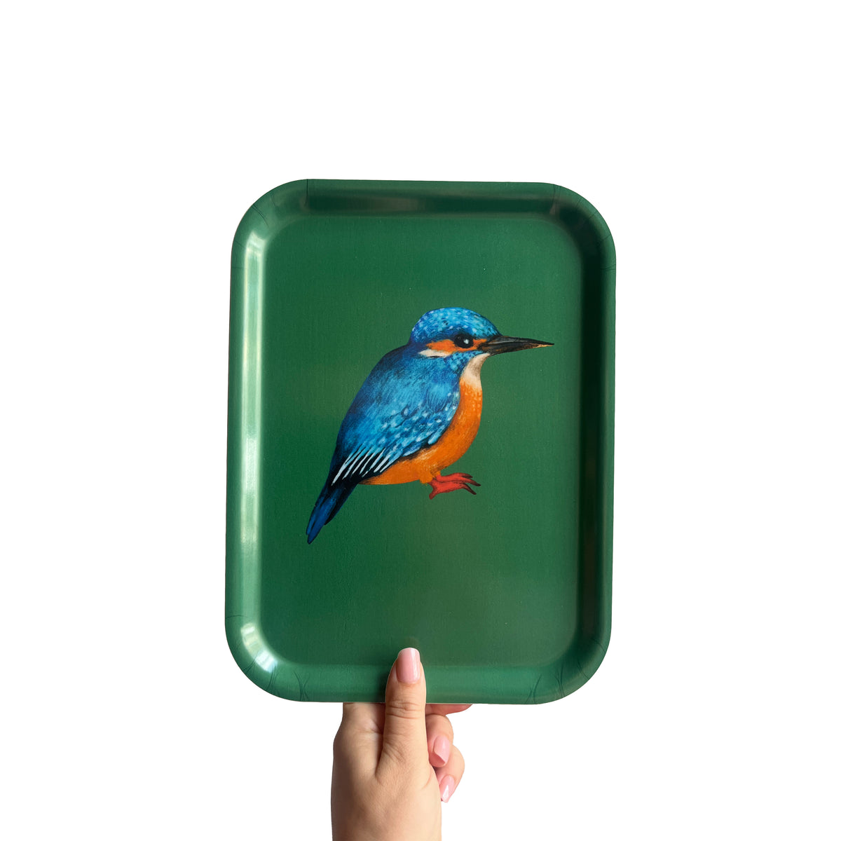 Jolanda Epprecht - Serviertablett "Eisvogel" (klein) (5 Stück)