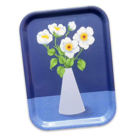 Jolanda Epprecht - Serviertablett "Winterblume" (klein) (5 Stück)