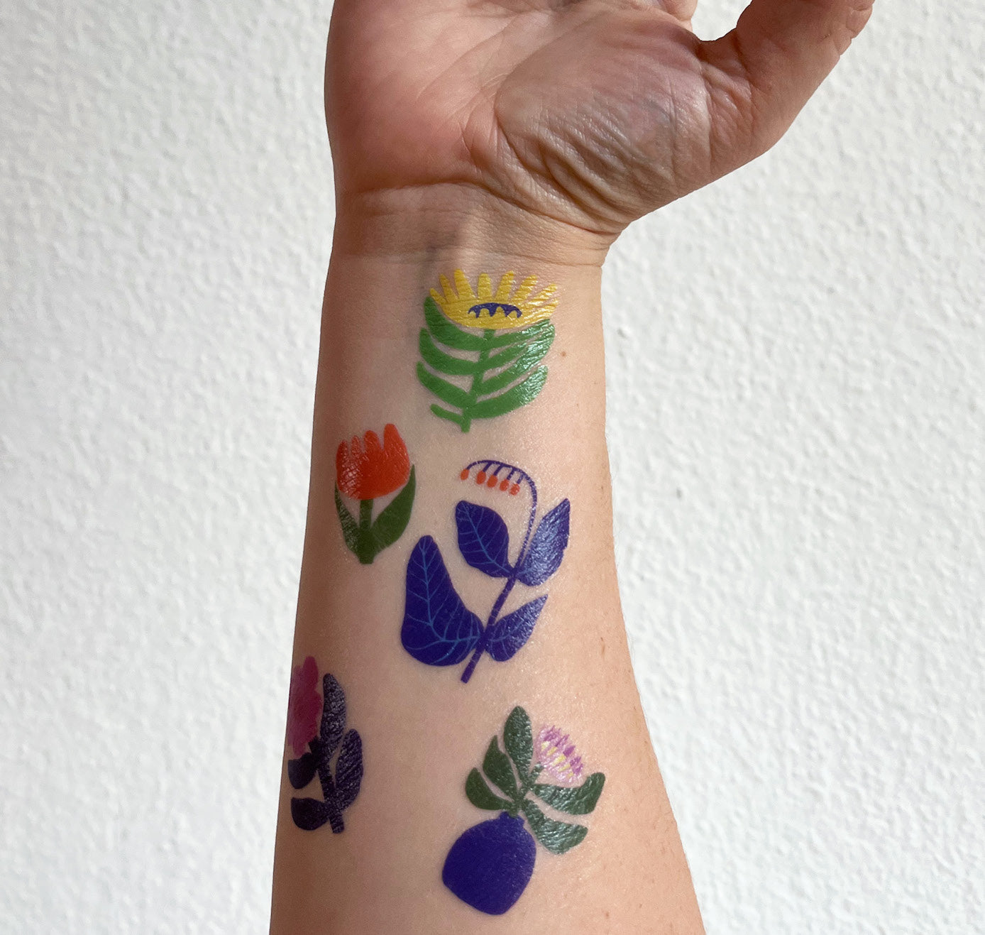 Jolanda Epprecht - Temporäre Tattoos "Blumen" (5 Stück)