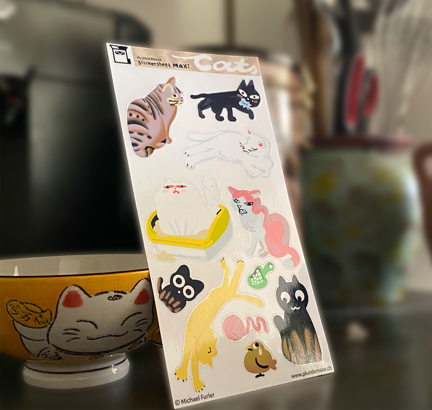 Plundernase - Stickerbogen "Cats" (5 Stück)