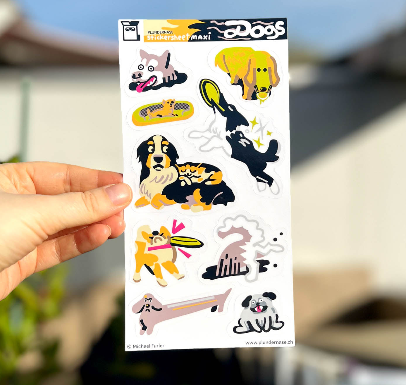 Plundernase - Stickerbogen "Dogs" (5 Stück)