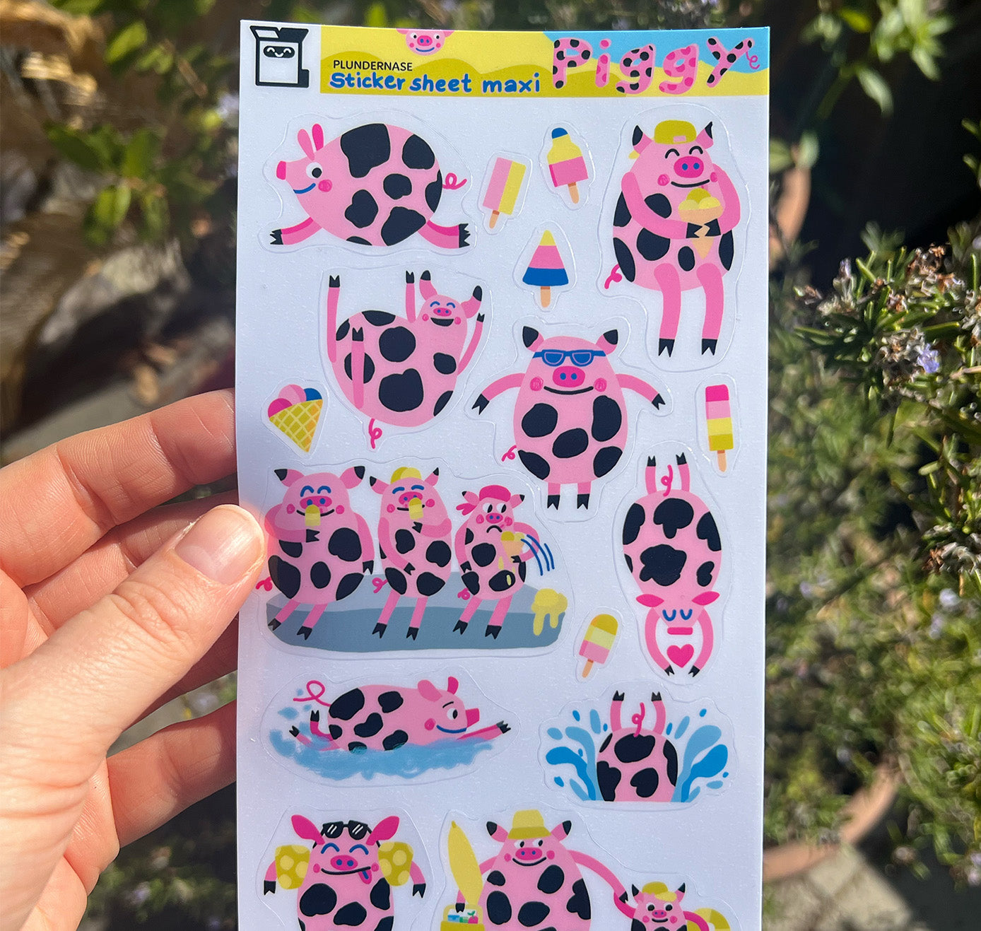 Plundernase - Stickerbogen "Piggy" (5 Stück)