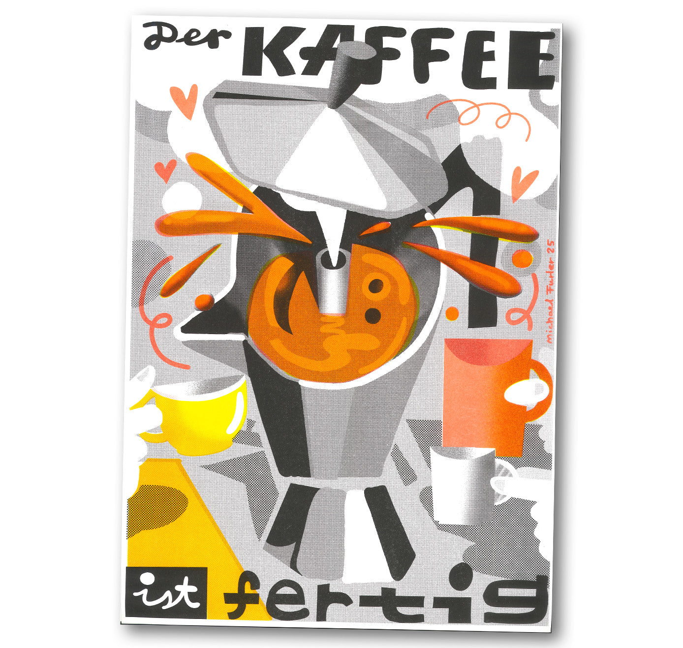 Plundernase - Plakat "Der Kaffee ist fertig" (3 Stück)
