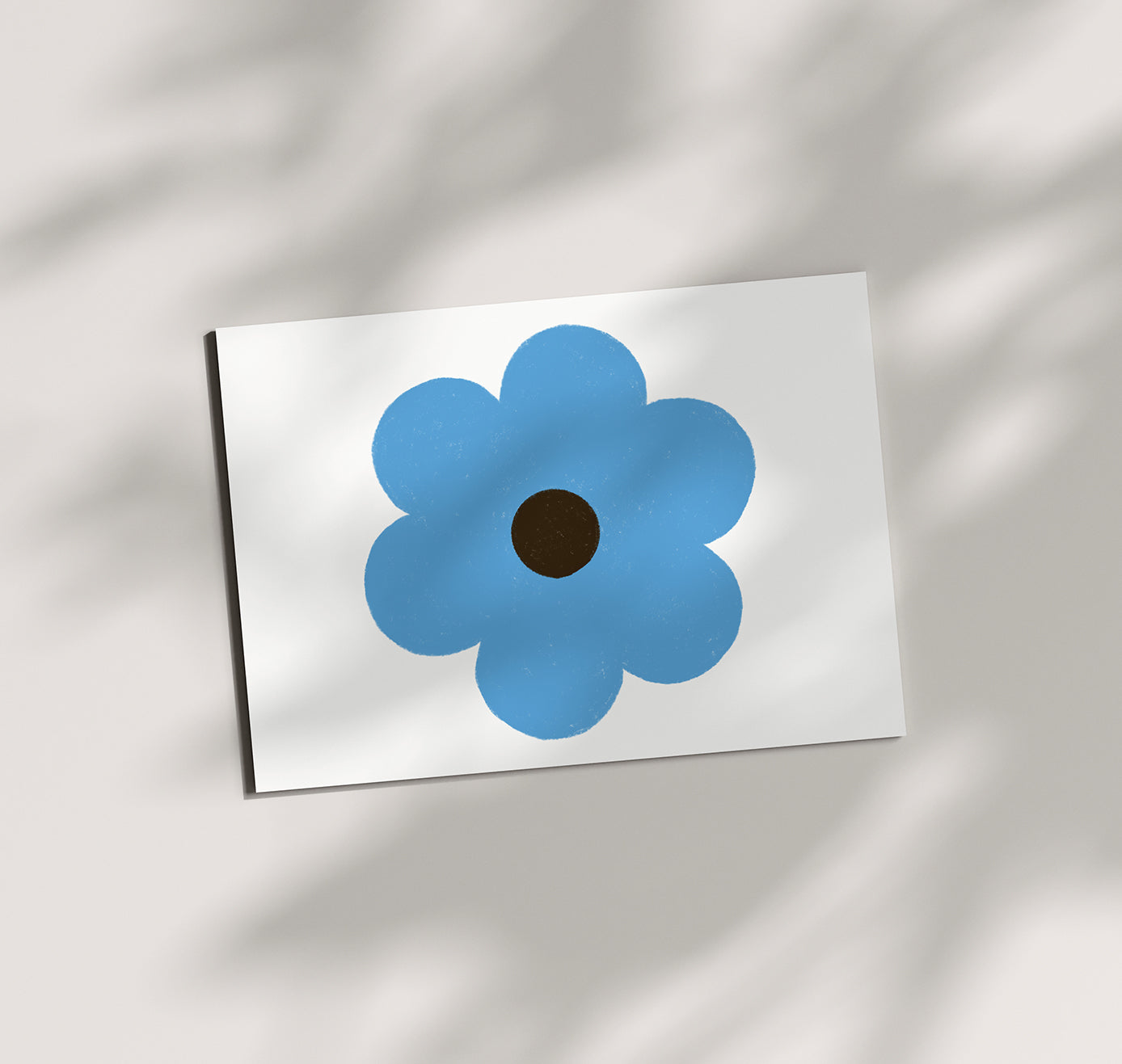 Pomba - Postkarte "Blume Classic Blau" (10 Stück)