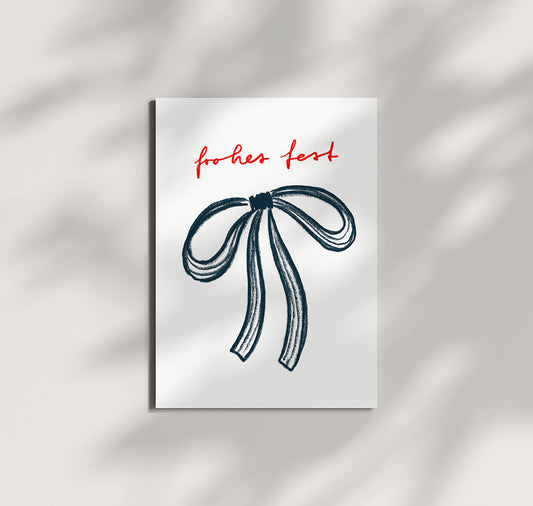 Pomba - Postkarte "Bow" (10 Stück)