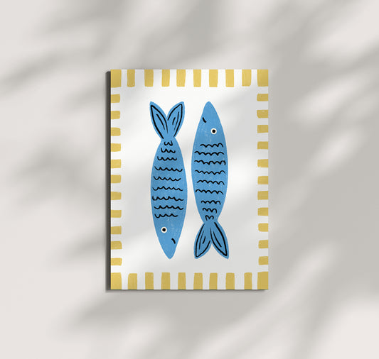 Pomba - Postkarte "Fishies" (10 Stück)