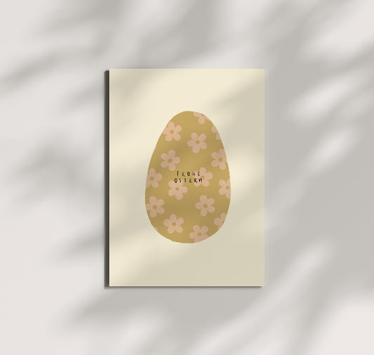 Pomba - Grusskarte "Grünes Osterei" (10 Stück)