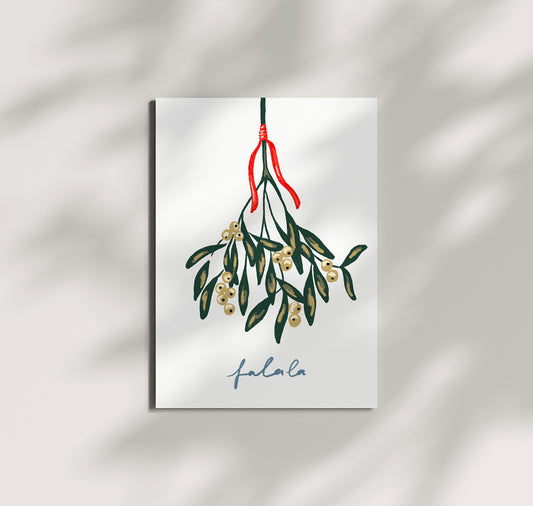 Pomba - Postkarte "Mistletoe" (10 Stück) VORBESTELLUNG