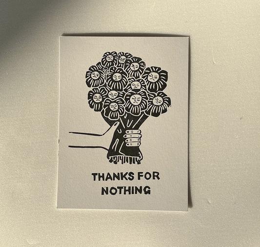 Talinolou - Postkarte "Thanks for nothing" (10 Stück)